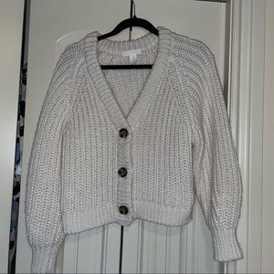 H&M Off white cardigan
